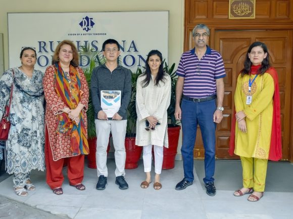 Philanthropist Hanhui SUN Visits Rukhsana Foundation.